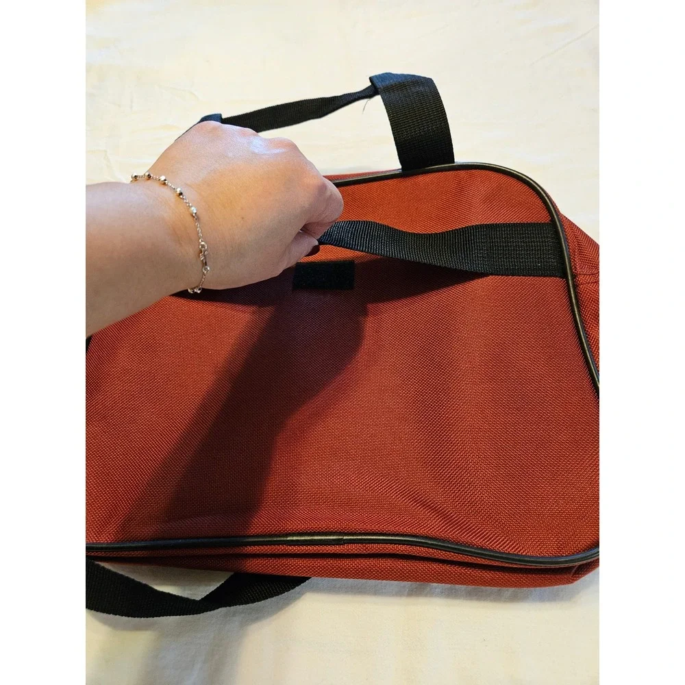 TAG Red Canvas‎ Messenger Bag Shoulder Strap Carry On Travel Bag